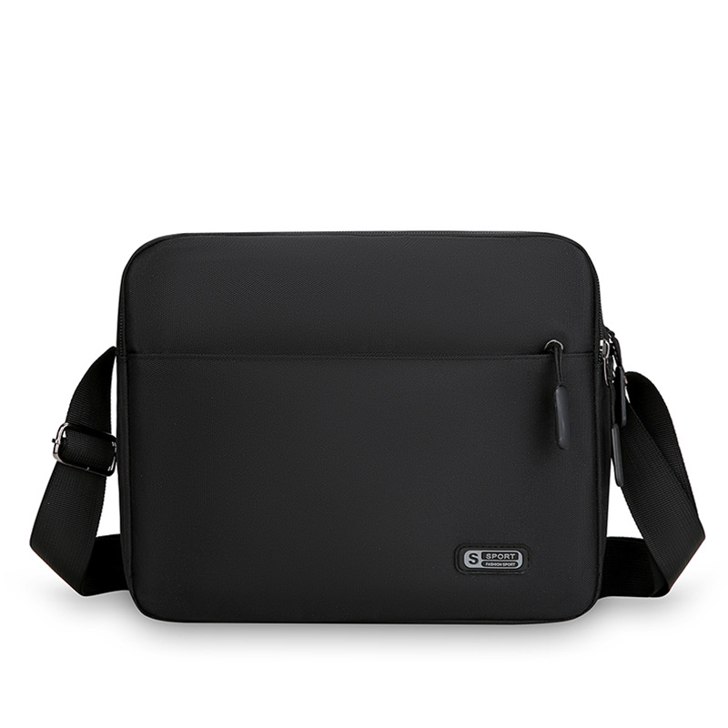 Oxford cloth simple men's single shoulder crossbody bag large capacity waterproof oxford cloth backpack outdoor sports bag