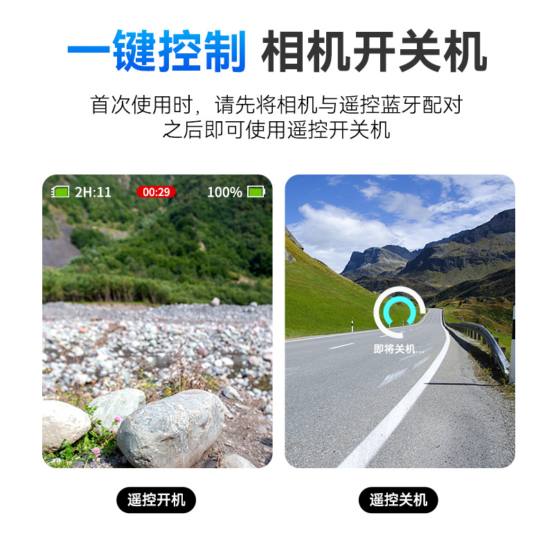 Taixun T13 Remote Control for GoPro13/12/11/10/9/Max, Color Screen Wireless Bluetooth Remote Control Long Battery Life