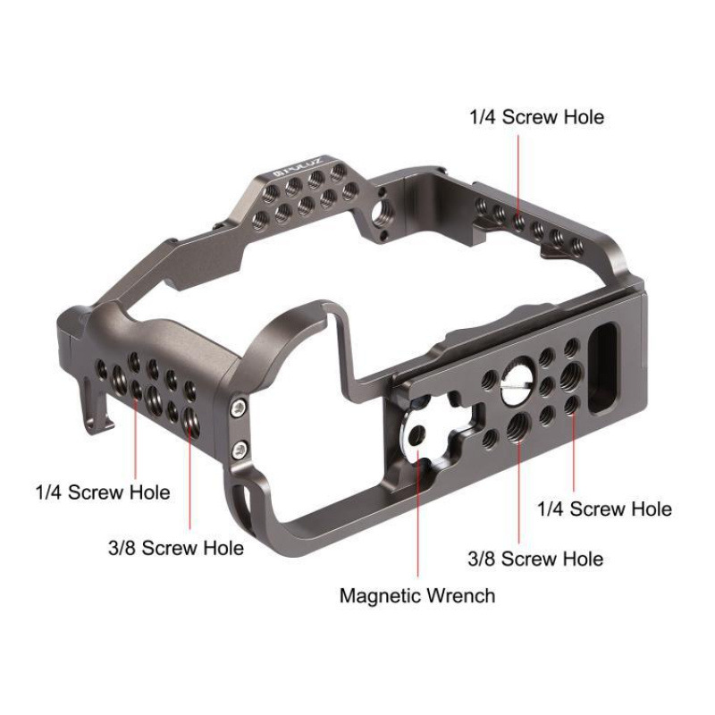 Cage Frame for Canon EOS R5/R6/M50 Mirrorless DSLR Camera Expansion Accessories