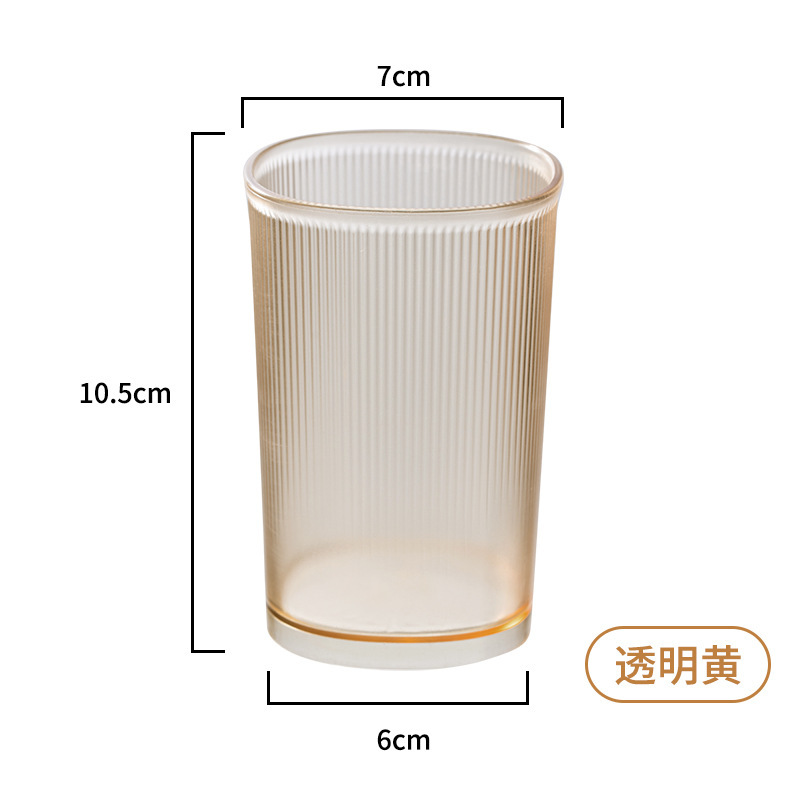 Simple colorful transparent mouthwash cup, household toothbrush cup, thickened pressure-resistant toothpaste cup, non-slip brushing cup