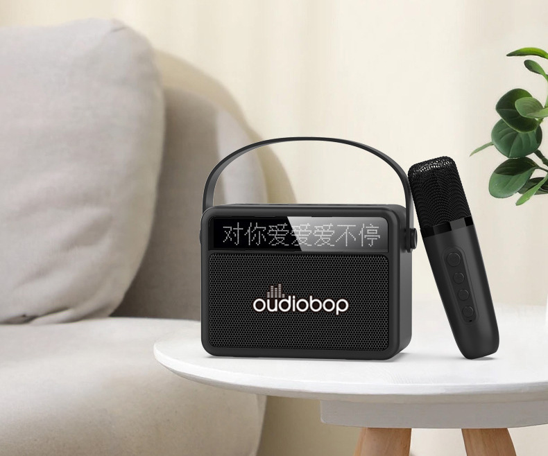 Lyrics Display K Song Speaker All-in-One Home Children's Microphone Microphone KTV Family Mobile Wireless Bluetooth Speaker