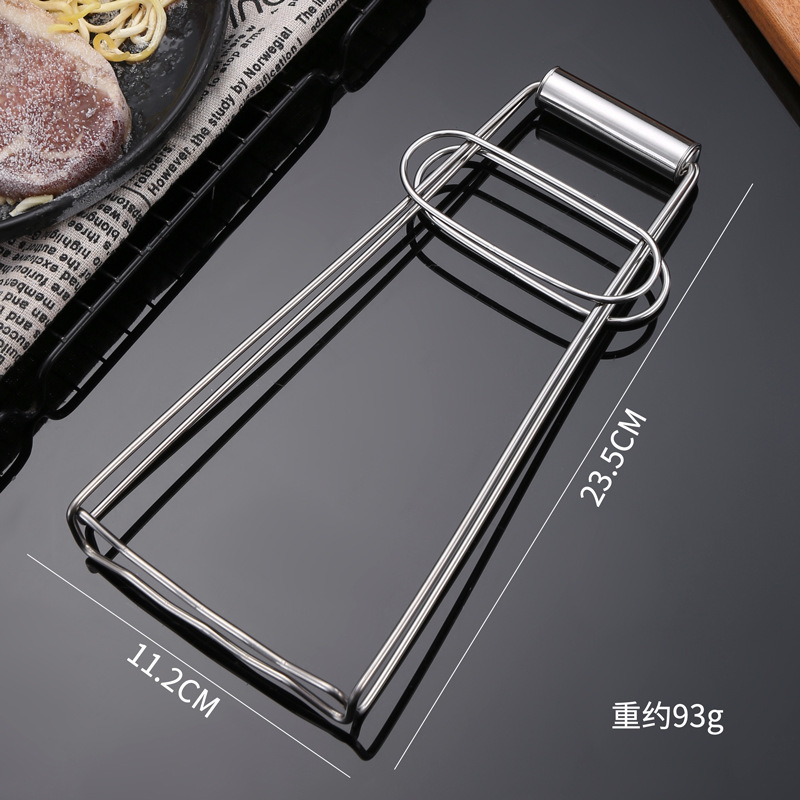 Stainless steel plate lifting clip bowl dish clip anti-scalding plate lifter kitchen small tool anti-scalding clip kitchen plate lifter