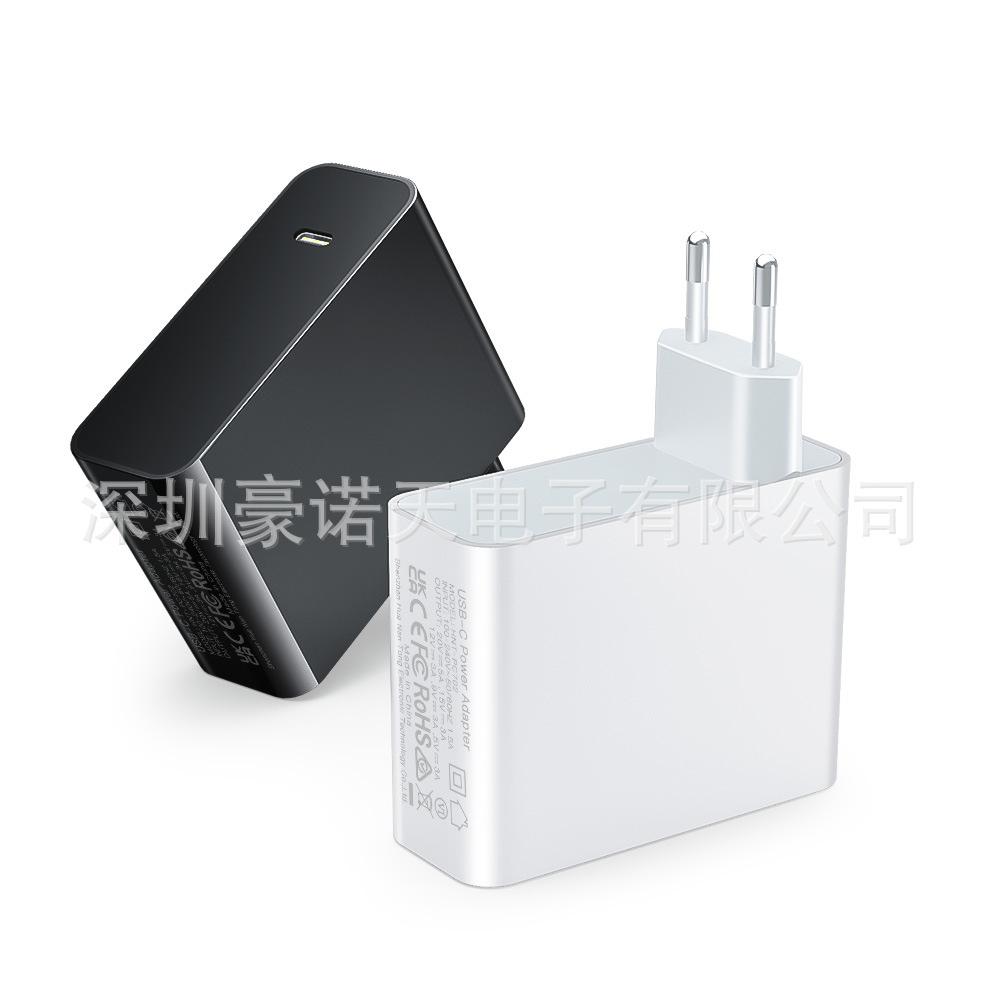 GaN PD100W Single C Port High Power Charging Head US EU Fast Charger PPS Multi-Protocol