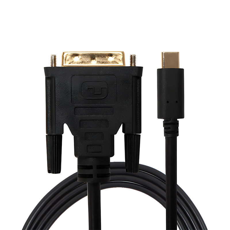 Type-C to DVI high-definition adapter cable type-c to dvi 4K high-definition converter cable 1.8 meters