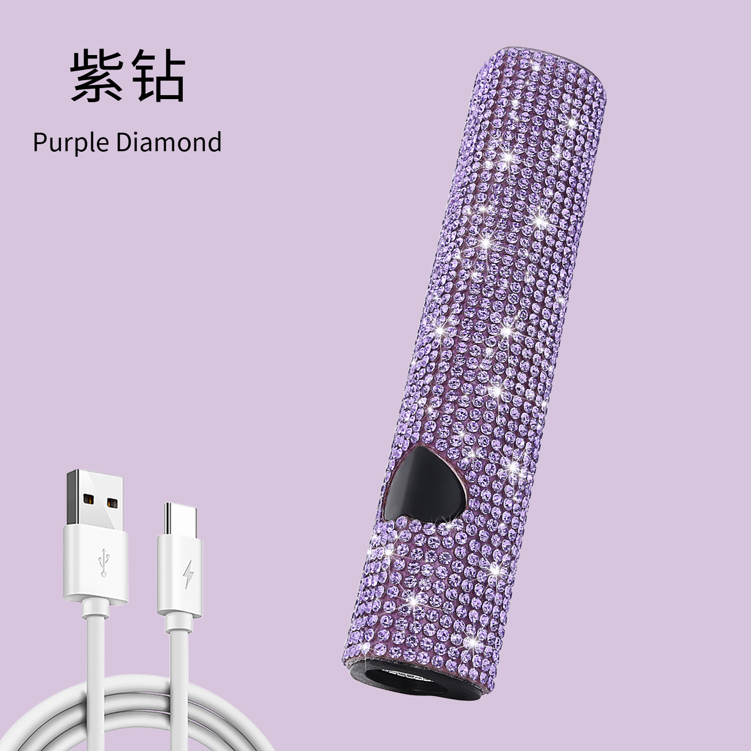 Handheld Metal Nail Linear Lamp Focused Light No Black Hands Rechargeable UV Lamp Nail Tip Fast Drying Lamp