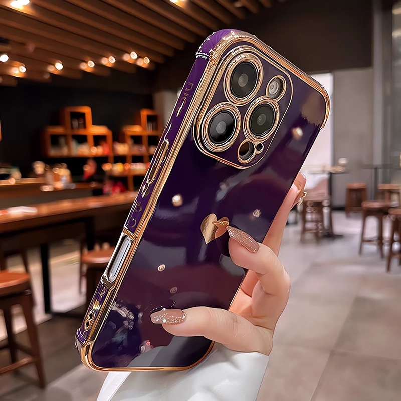 Apple 17pro phone case iphone16promax new lens full coverage 15 electroplating applicable