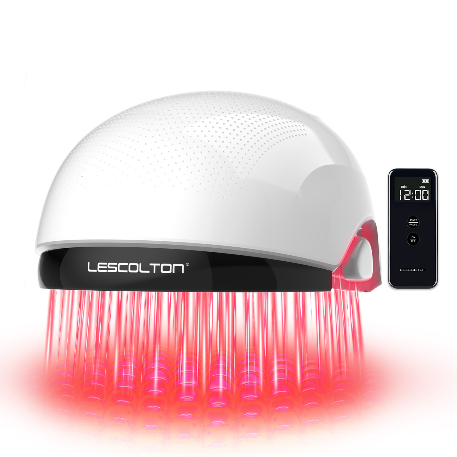 Lescolton laser hair growth device hair care red light therapy cap hair fixing infrared hair thickening helmet