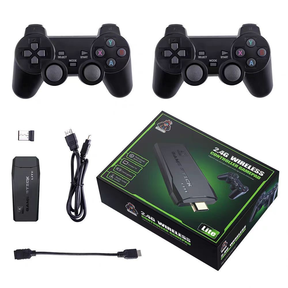 M8 Game Console Home Wireless Game Console 2.4G Wireless Dual Player TV Game Console HDMI HD PS Arcade