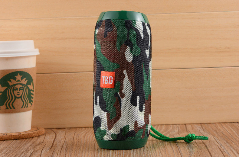 TG117 Fabric Bluetooth Speaker Outdoor Waterproof Subwoofer Dual Diaphragm High Quality Portable Card Slot Call Speaker