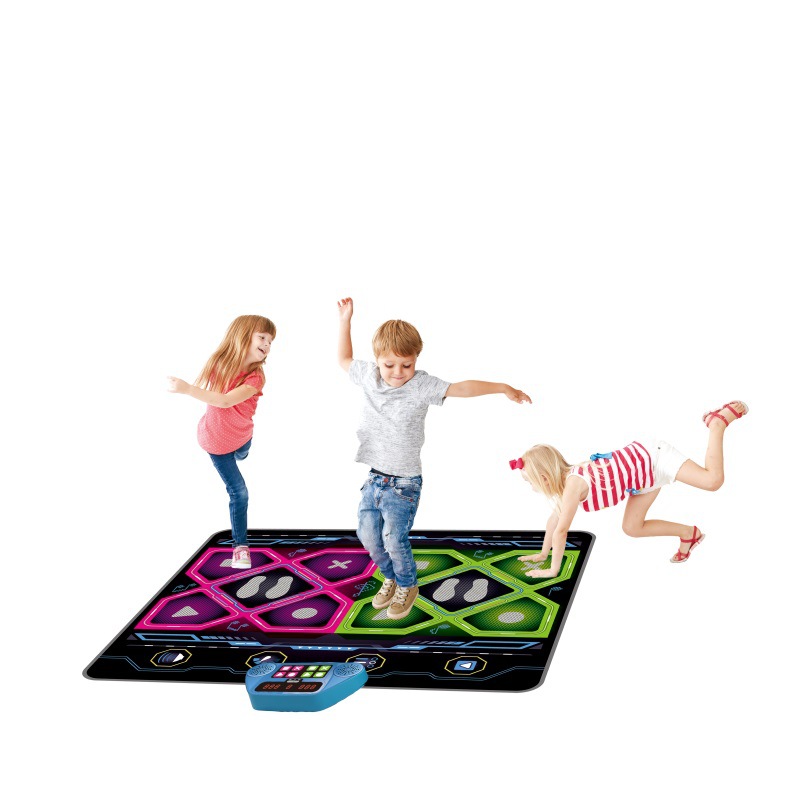 Children's Double Dance Mat Music Pad Rhythm Level Breaking Stress Relief