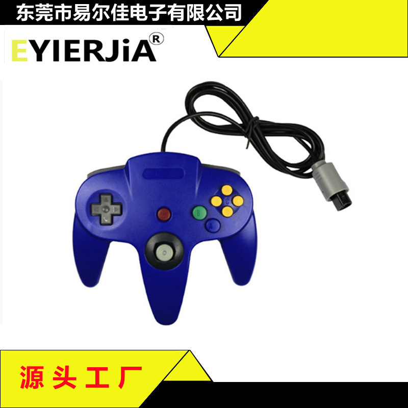 n64 game console controller N64 wired game controller colorful transparent