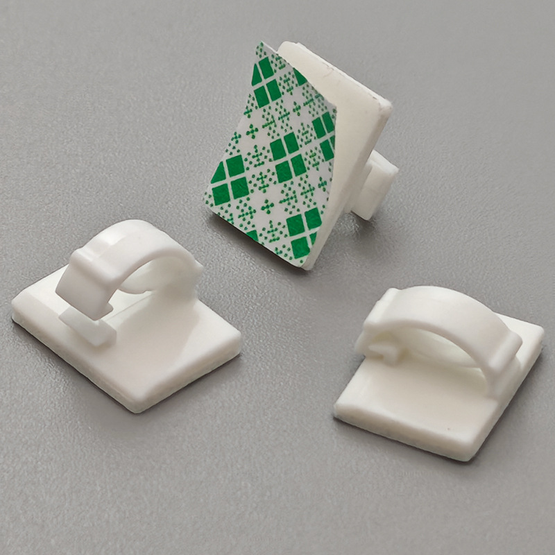 WCC Large and Small Self-Adhesive Press-Type Wire Fixing Seat Plastic Cable Clip Dashcam Wire Fixing