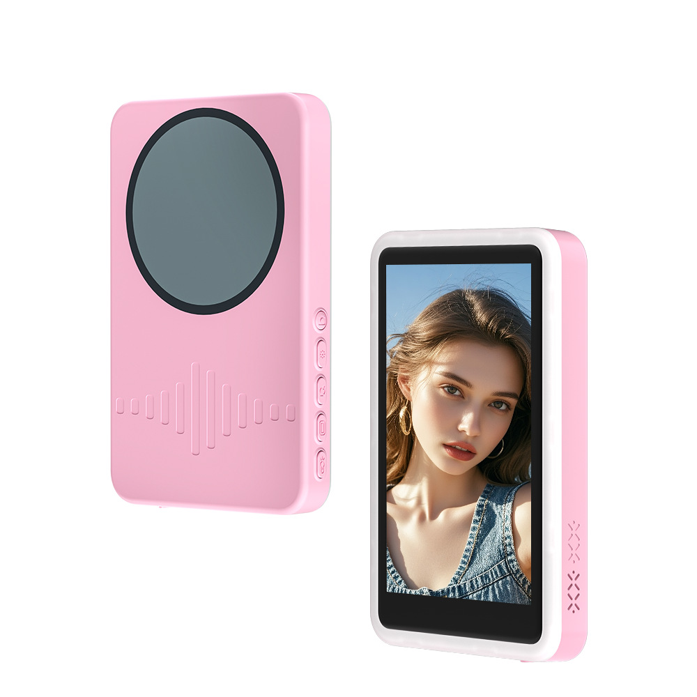 Phone Rear Selfie Display Wireless Magnetic Suction Live Streaming with Sound and Fill Light Screen Mirroring Remote Photography