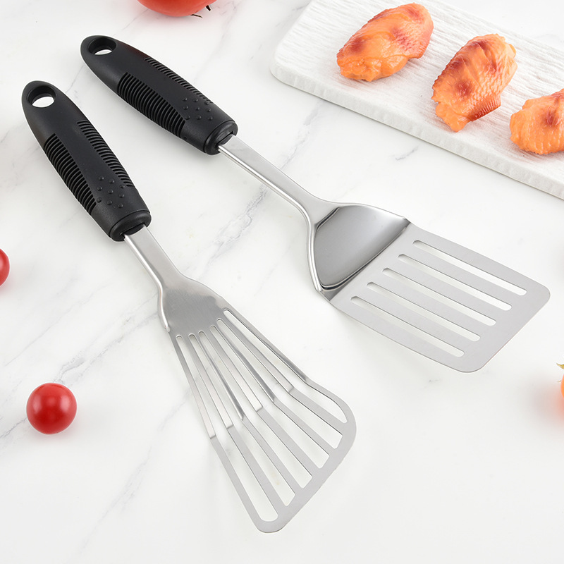 New stainless steel spatula household cooking spatula soup ladle fish spatula slotted spoon kitchen utensil set