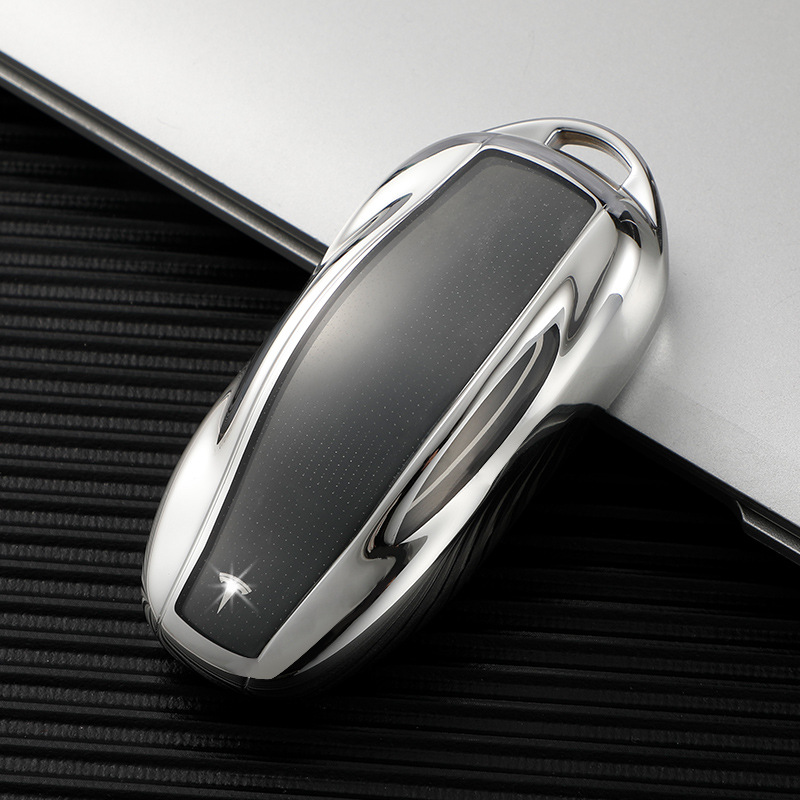 For Tesla Key Case Model Y/Model 3 Card Shell Model S/X Car Bag Buckle Female