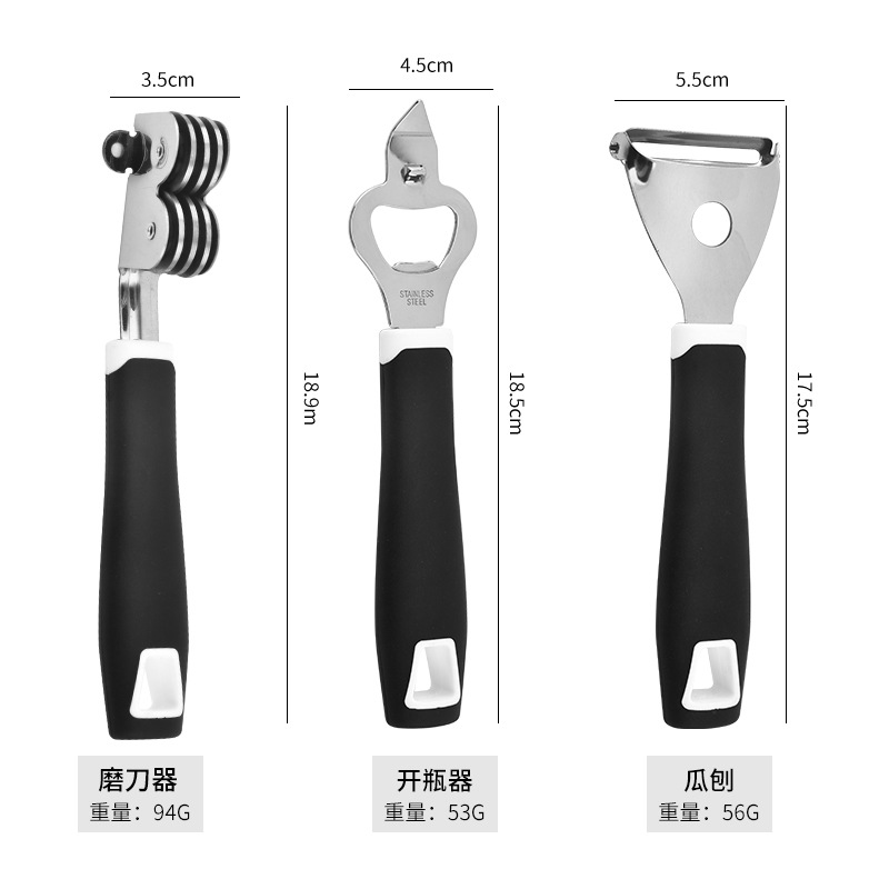 Cheese grater pizza cutter kitchen gadget knife sharpener ice cream scoop multi-functional homemade