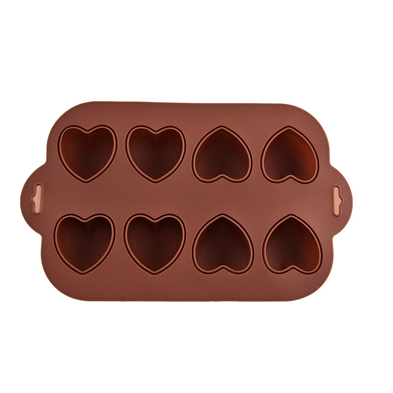 High temperature resistant silicone baking cake mold love swan chocolate pastry baking mold DIY baking tool