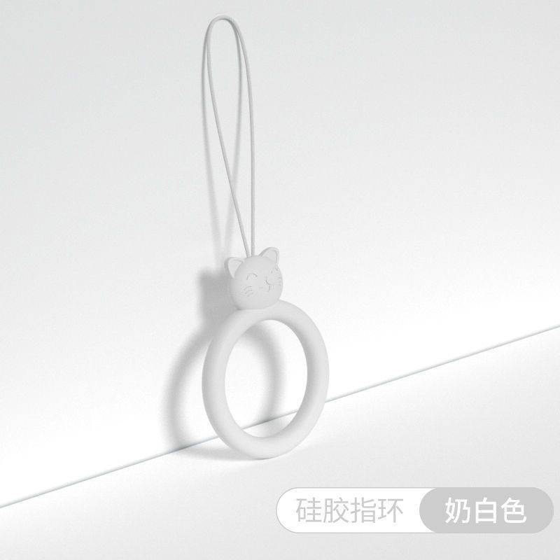 硅胶圈-猫咪-古董白