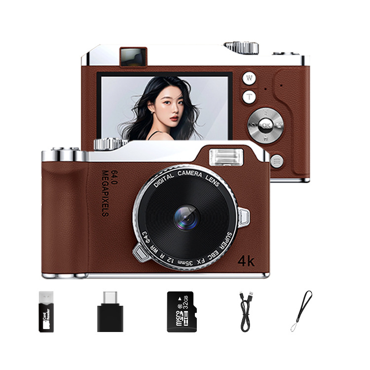 HD Digital Camera Student CCD Entry Camera Student Selfie Photography Travel HD Card Camera