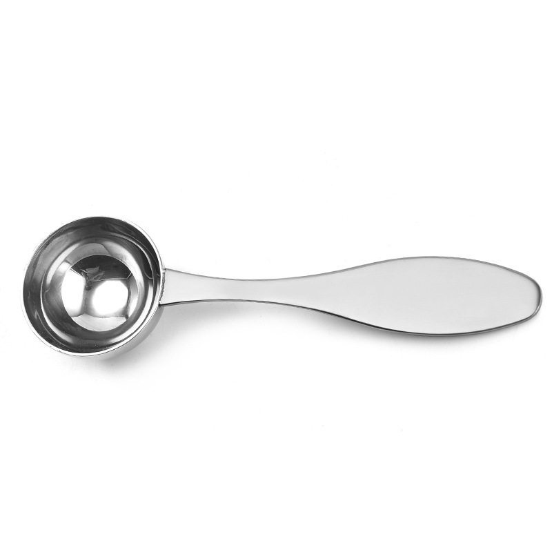 304 Stainless Steel Coffee Bean Spoon Kitchen High Precision Commercial Measuring Spoon Long Handle Salt Milk Powder Seasoning Spoon