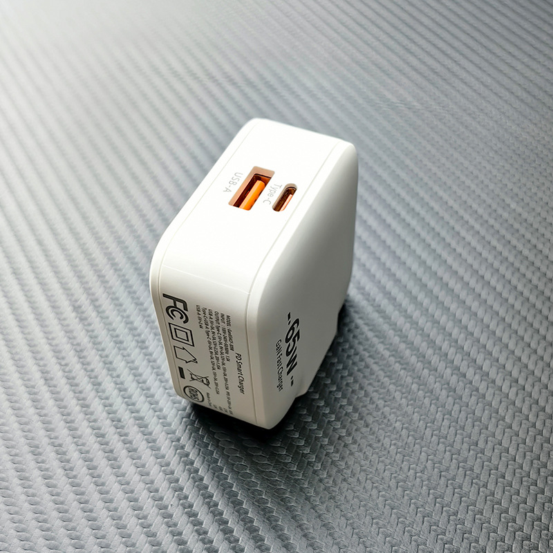Multi-USB Port Square Type-C 65W GaN Charger for Huawei Apple Samsung Phones