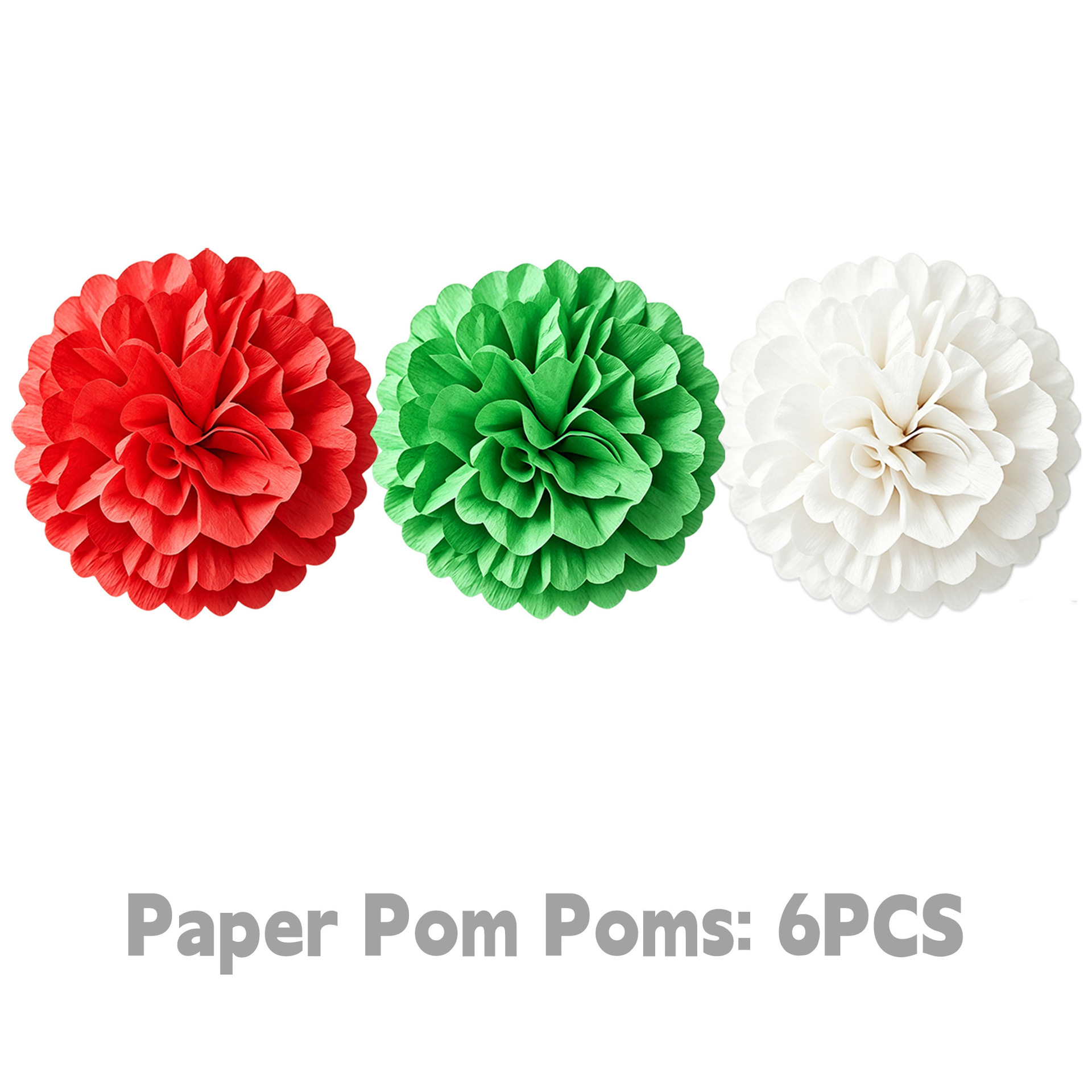 Christmas Holiday Ceiling Decoration Set Christmas Bunting Flag Paper Fan Flower Honeycomb Ball Spiral Pendant Full Set