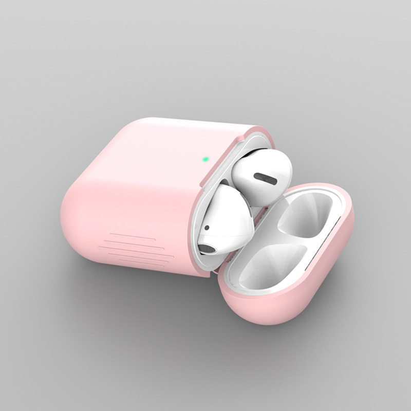 Suitable for Apple AirPods Headphone Case Protective Cover 1/2 Generation Universal Headphone Case Bluetooth Headphone Silicone Protective Case