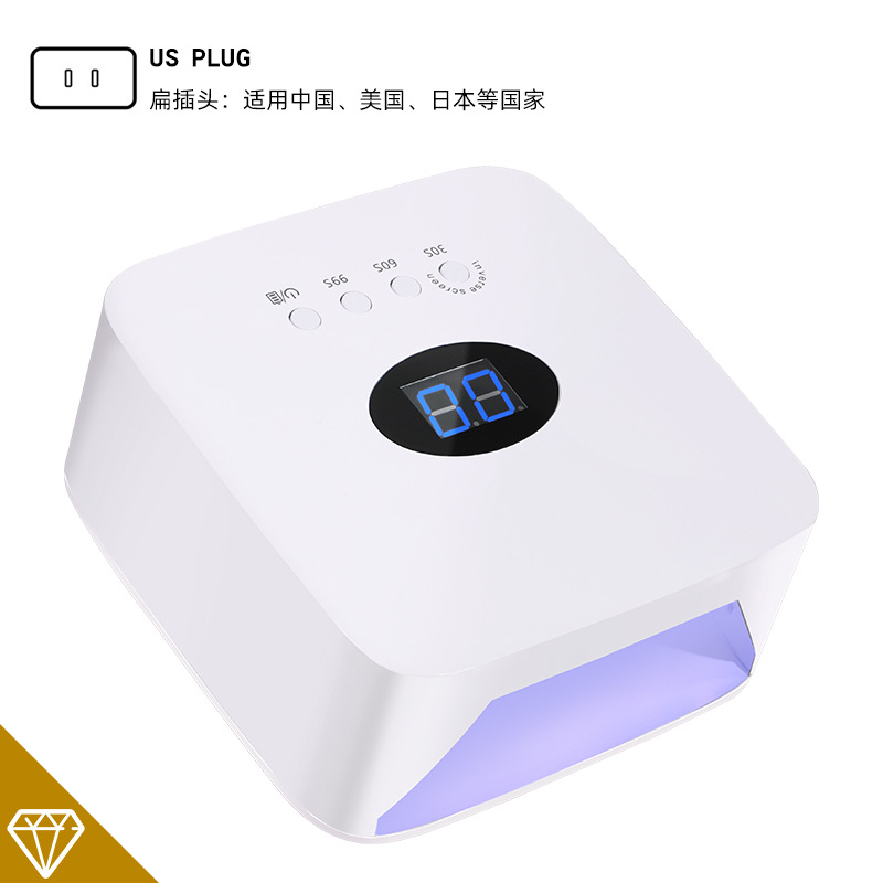 New 54W High Power Nail UV Lamp Rechargeable Wireless Battery Nail Lamp