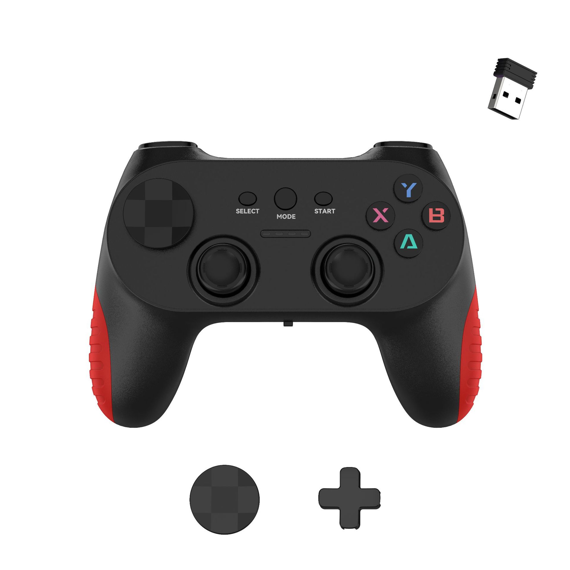 Black Myth USB Computer Game Controller Supports Android/P3/PC360 2.4G Wireless Game Controller