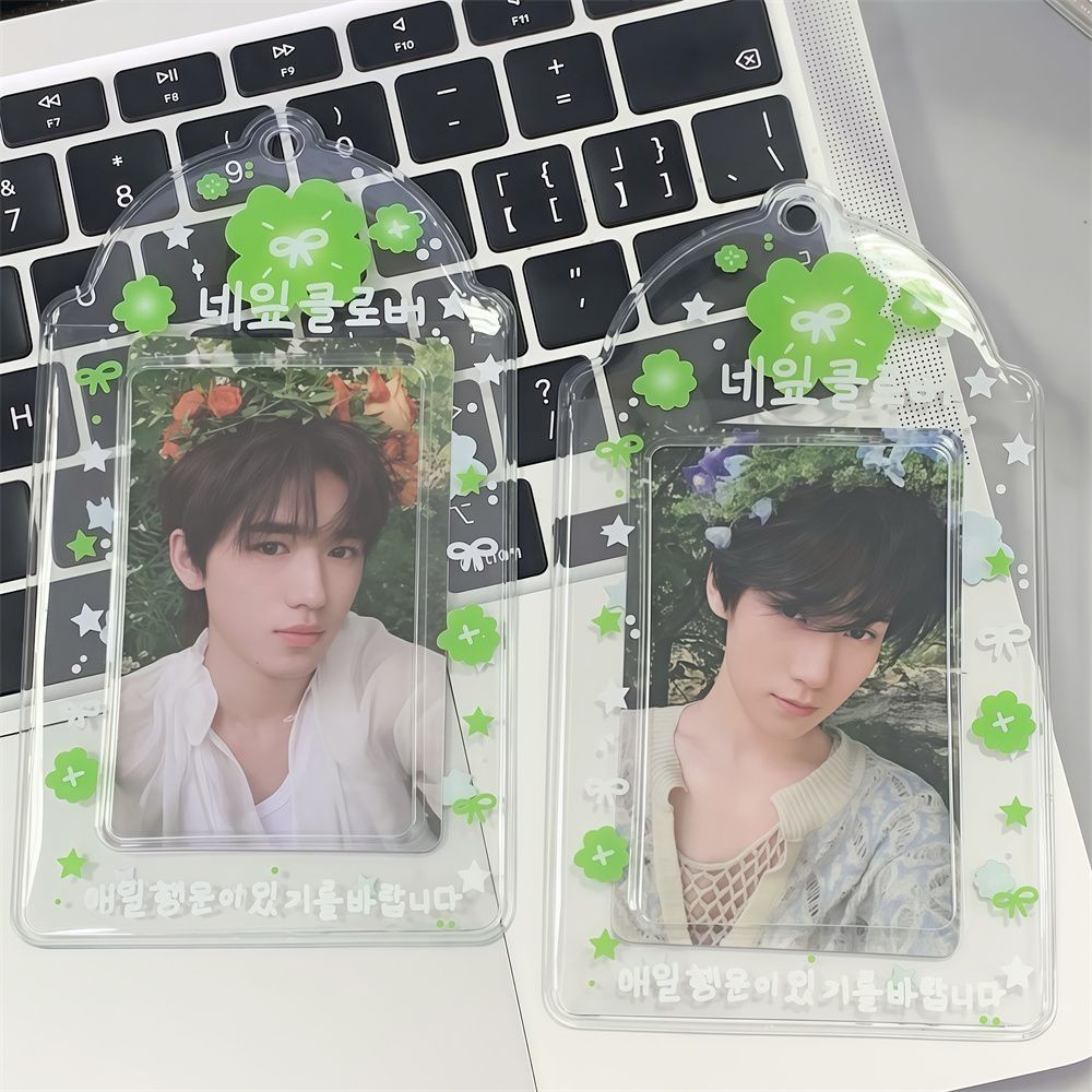Cute idol card campus card storage display small card card holder pendant new card pack collection PVC card sleeve
