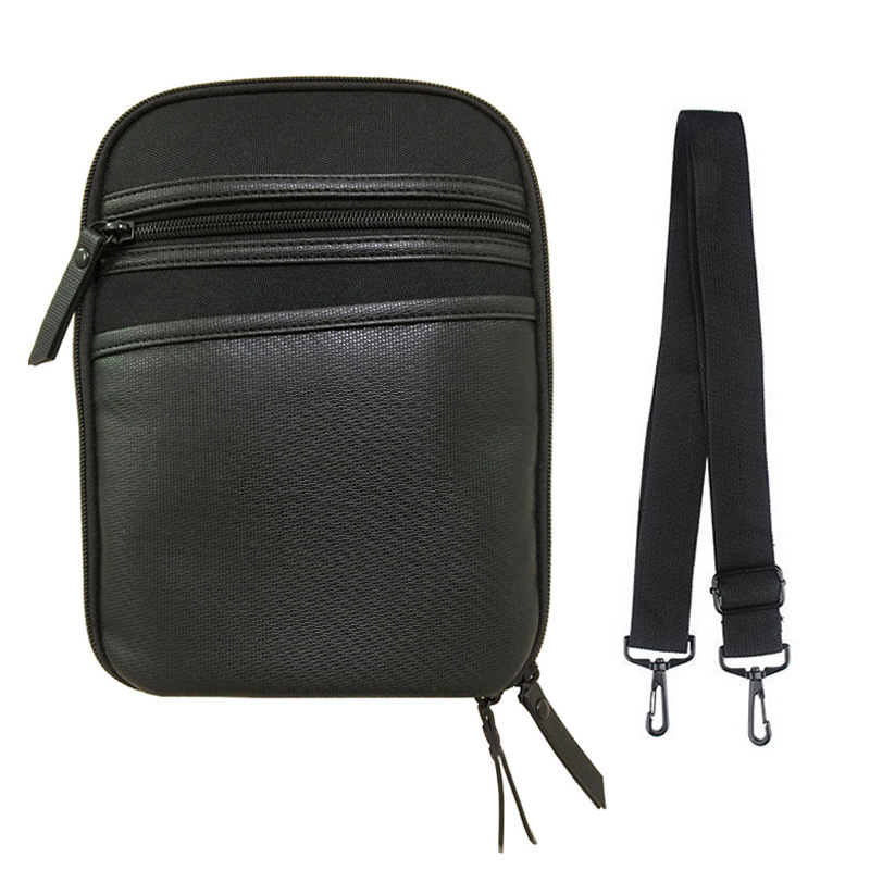 Outdoor multifunctional PU single-layer storage bag crossbody pistol bag tactical single shoulder bag hidden portable gun bag holster