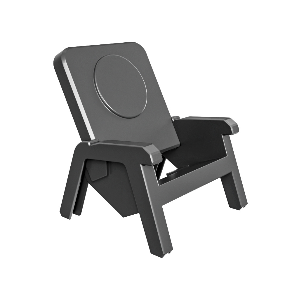 15W Qi Certified Wireless Charger Stand Amplifier Small Chair Wireless Charger Desktop Phone Vertical Stand