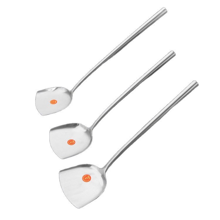 No.1 Thickened 201 Non-Magnetic Stainless Steel Spatula Frying Spoon Large Kitchen Utensils Kitchen Supplies Cooking Utensils