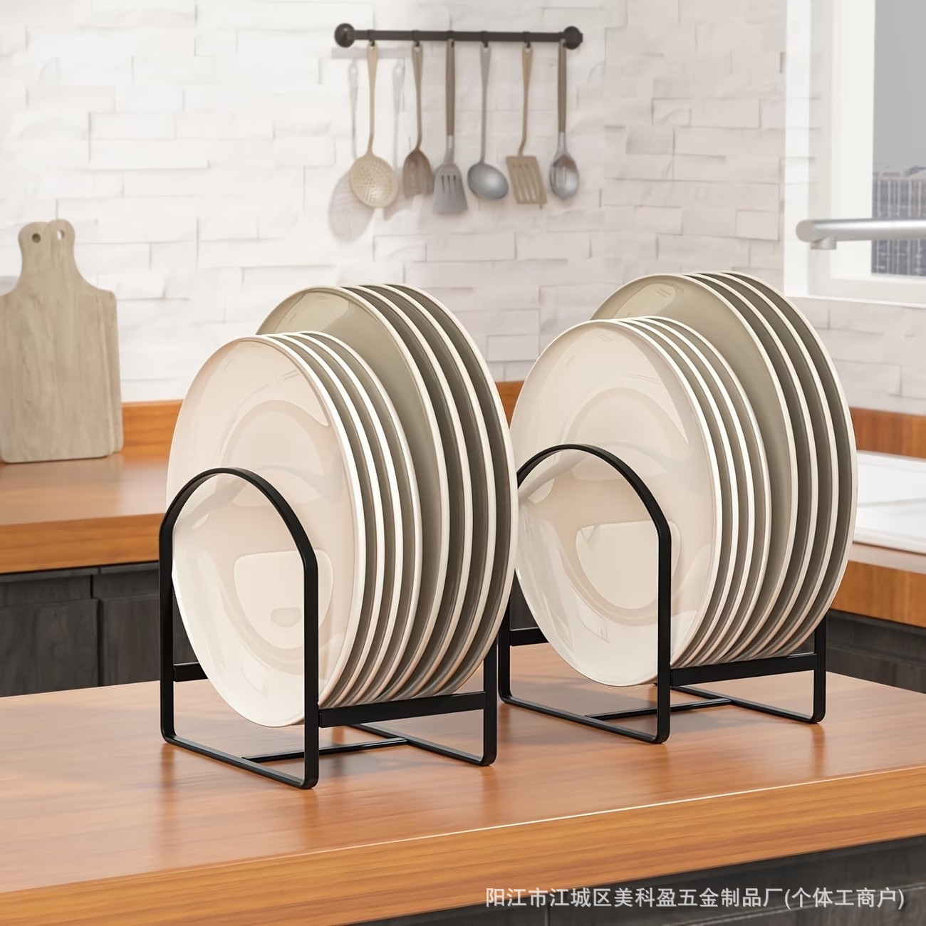 Japanese style kitchen bowl and dish rack cabinet plate rack draining bowl plate holder household tableware organizing storage rack