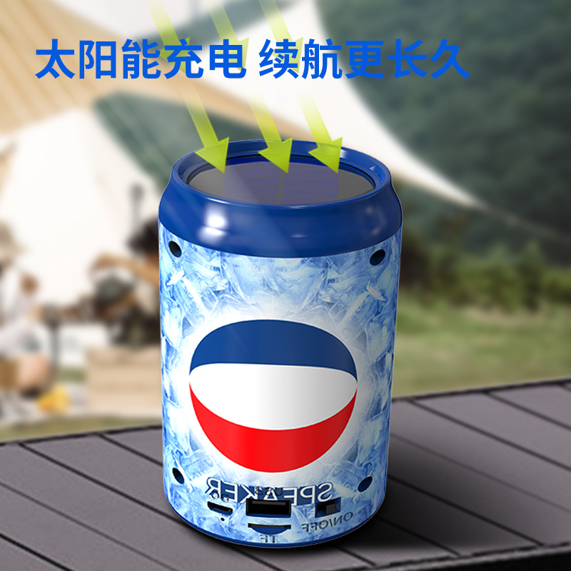 DV-16 Bluetooth Small Speaker Portable Bluetooth Speaker Can Solar Mini Audio