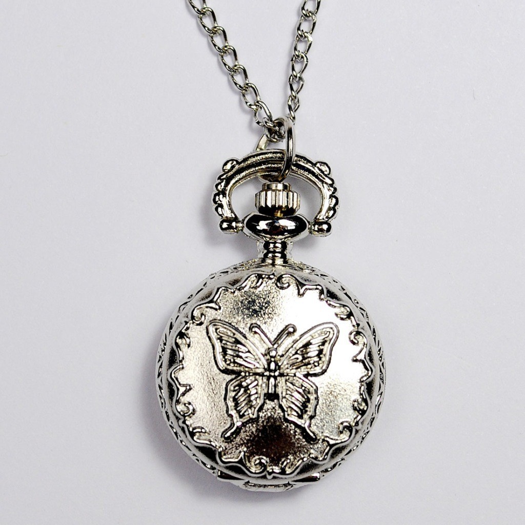 Small love heart pocket watch student watch couple watch exam watch