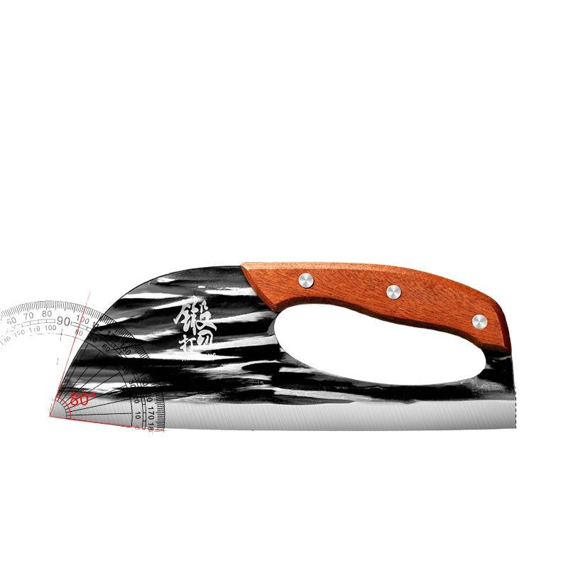 Effort-saving slicing knife, household ultra-sharp new-style vegetable knife, stainless steel with wooden handle