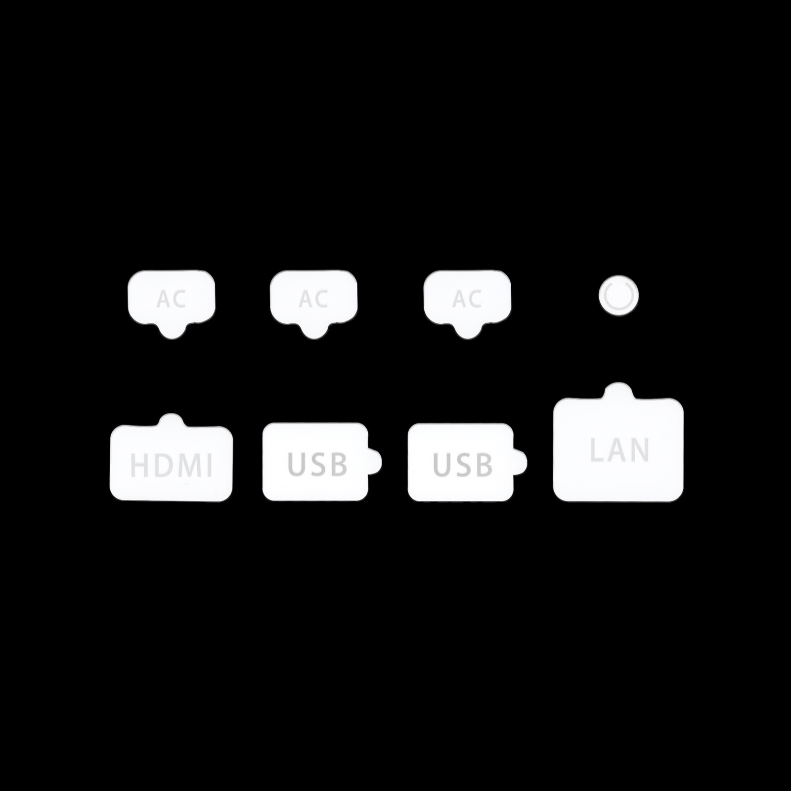Switch 2 console dust plug set SWITCH 2nd generation dust plug USB HDMI silicone 8-piece set