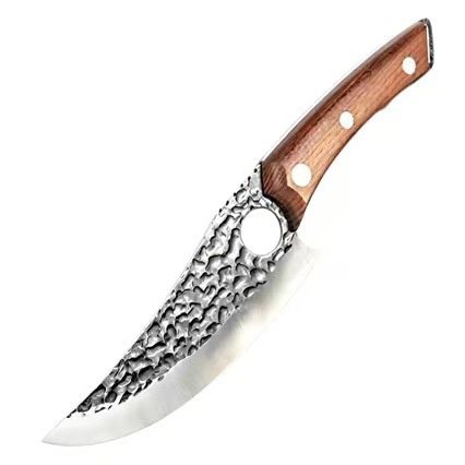 Hand Forged Knife Boning Curved Knife Outdoor Portable Camping Meat Knife Butcher Knife