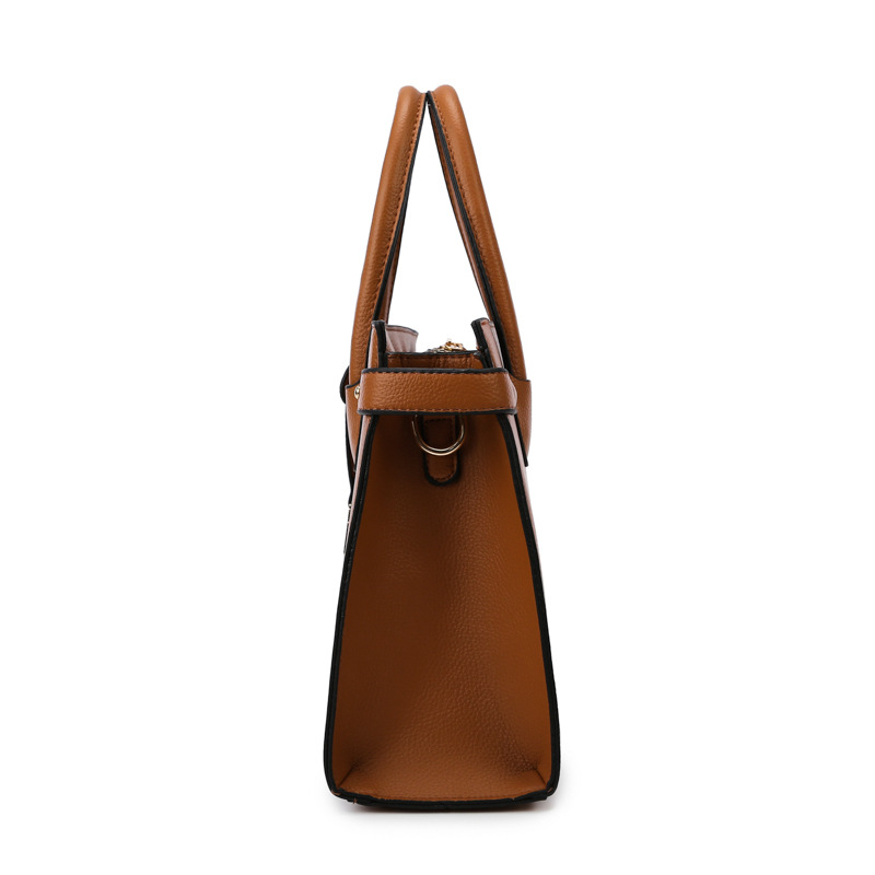 Handbags 2024 New Large Capacity Shoulder Handbag Multi-piece Set Mother-child Bag Simple Commuter Bag