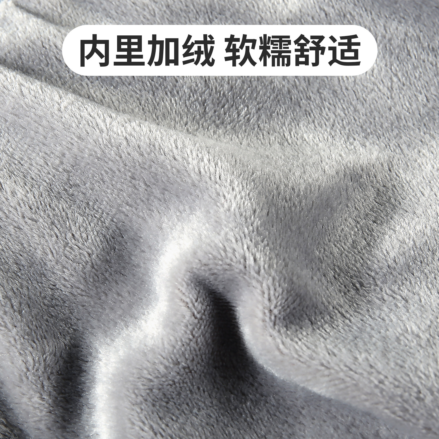 Winter Adult Neck Gaiter Double-Layer Fleece-Lined Thick Warm Unisex High-Neck Wool Knit Scarf Windproof