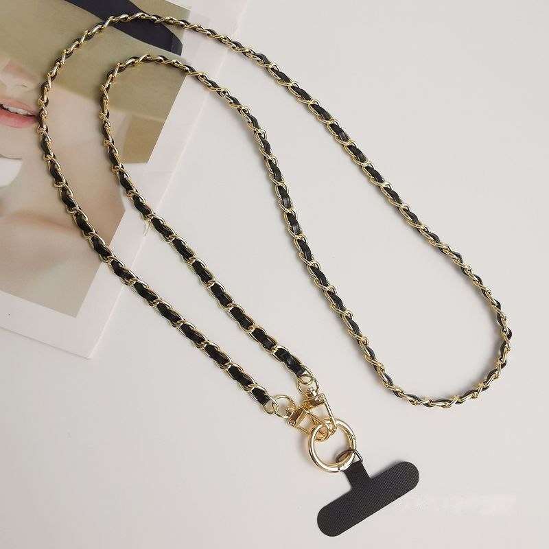 Phone Lanyard Women Pearl Long Crossbody Pikachu Chain Small Fragrance Style Neck Strap Universal Chain