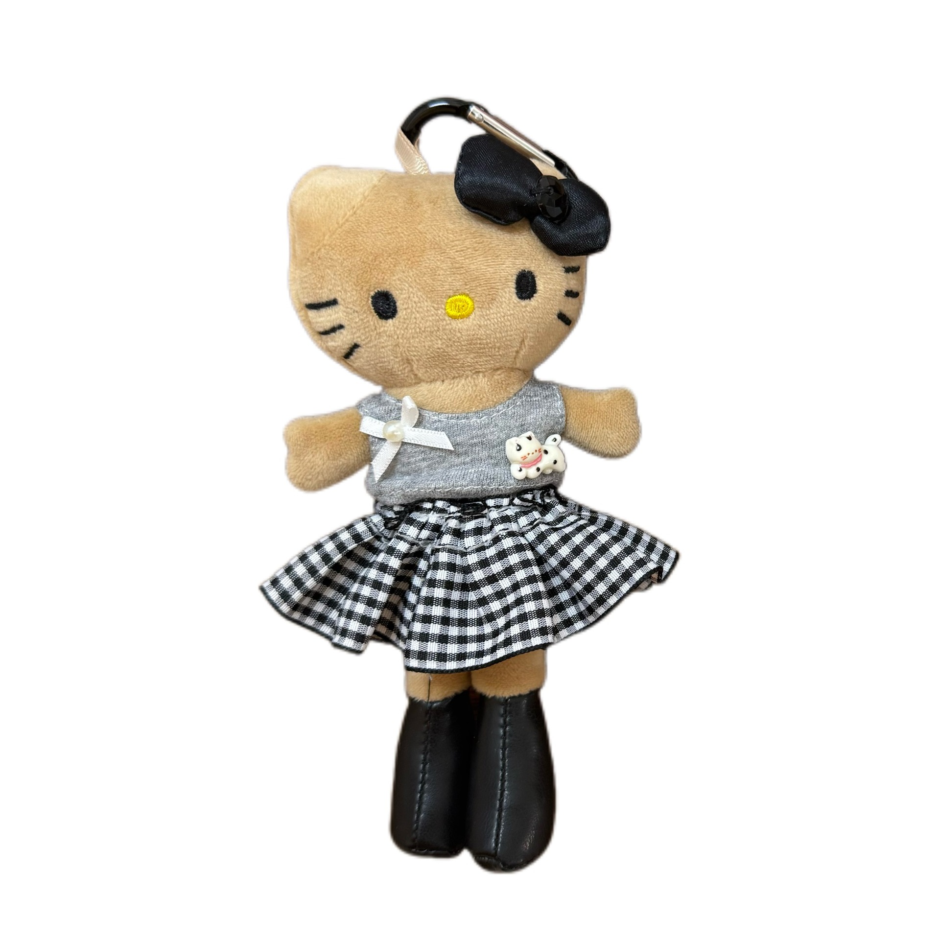 New 10cm cotton doll mini star man kt cat small size vest doll clothes long-legged kitty cat dress-up