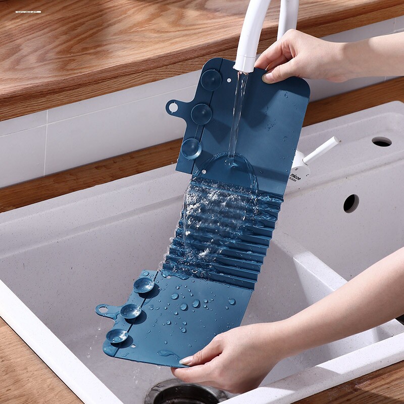 Sink splash guard kitchen waterproof splash guard anti-splash water faucet bathroom sink suction cup water baffle thick