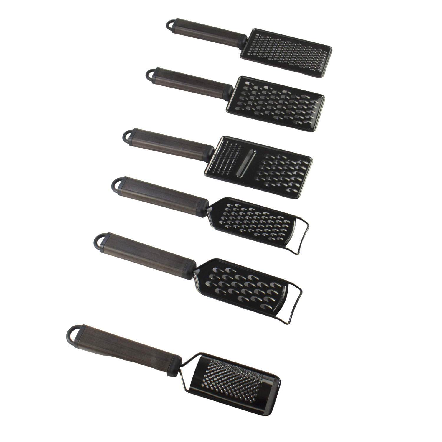 Small hole large hole dual-use stainless steel radish grater imitation wood grain handle household kitchen multifunctional fruit and vegetable grater shredder tool
