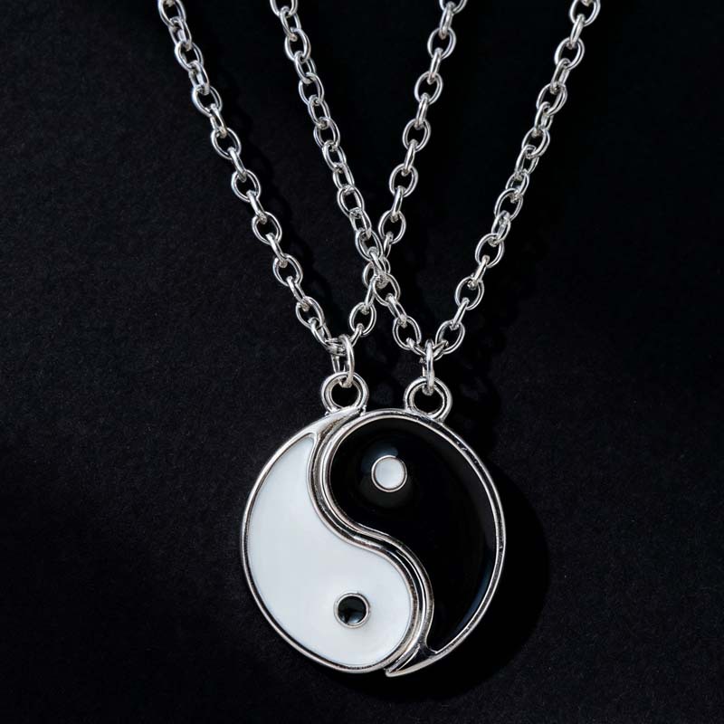 Sun Moon Stars Split Necklace for Best Friend froever Good Friends BFF Heart Split Necklace