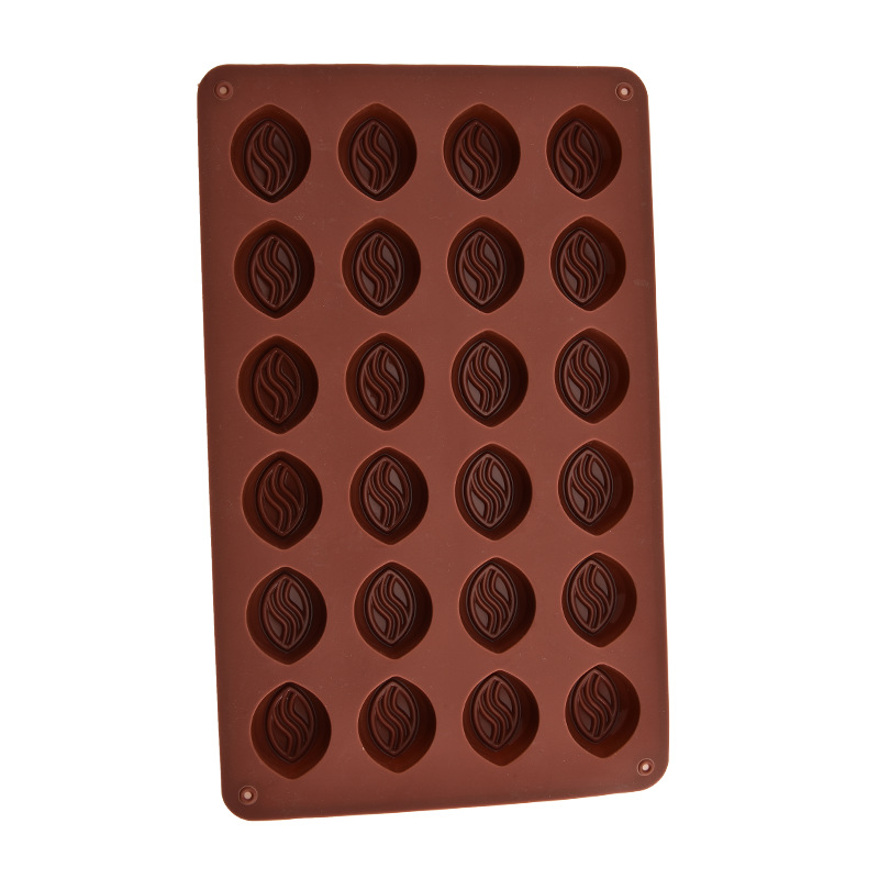 Home DIY 24-hole mini high temperature resistant silicone chocolate mold baking cake biscuit mold