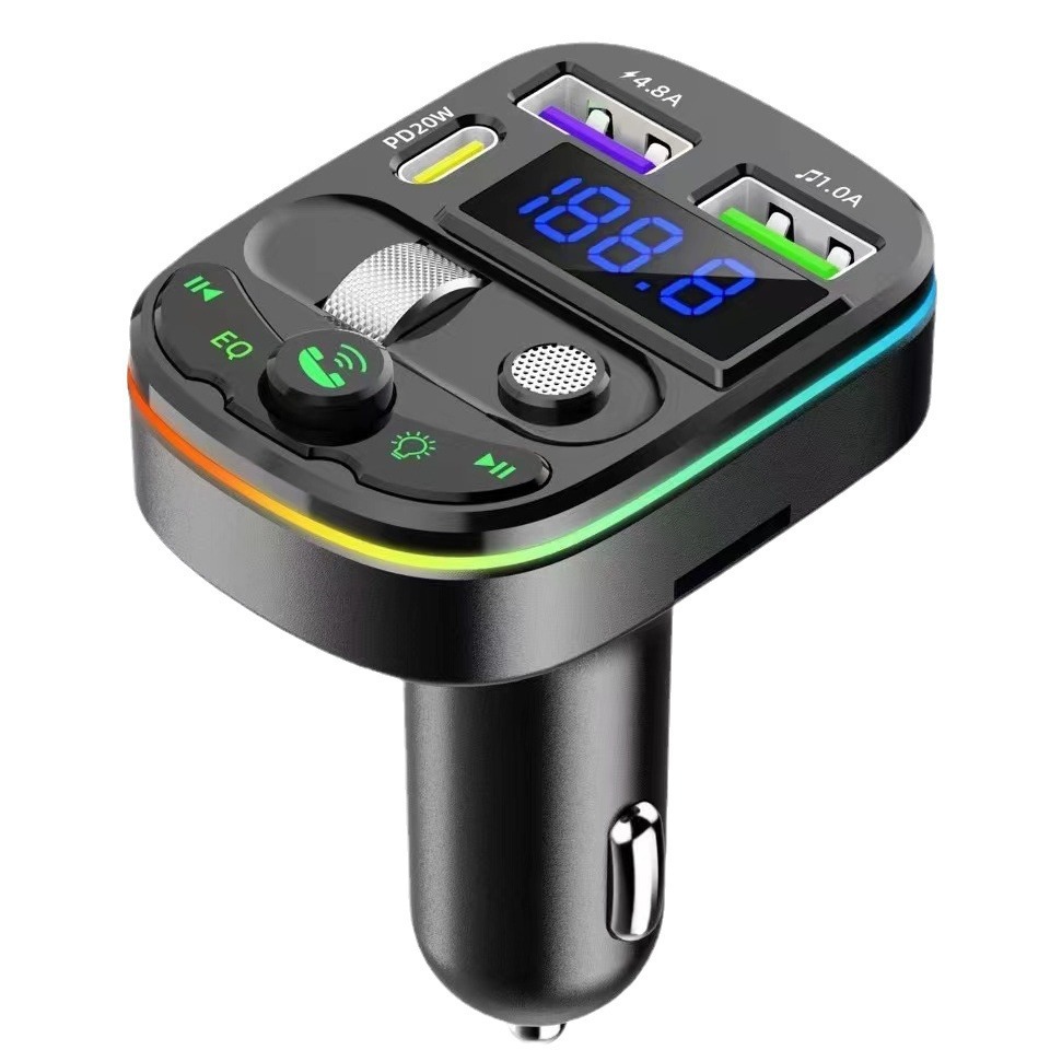 Q28 Car Bluetooth Receiver MP3 Player Multi-function Lossless Sound Quality Cigarette Lighter Converter Car Charger