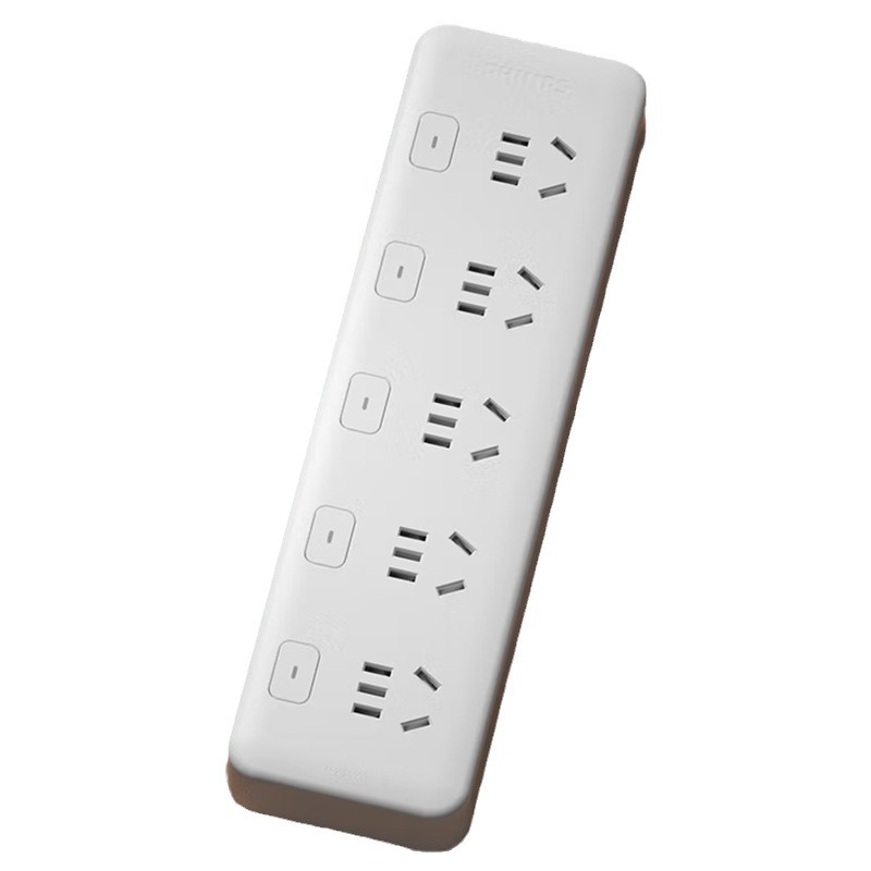 Philips New National Standard Split Control Socket Power Strip Extension Board with Cord