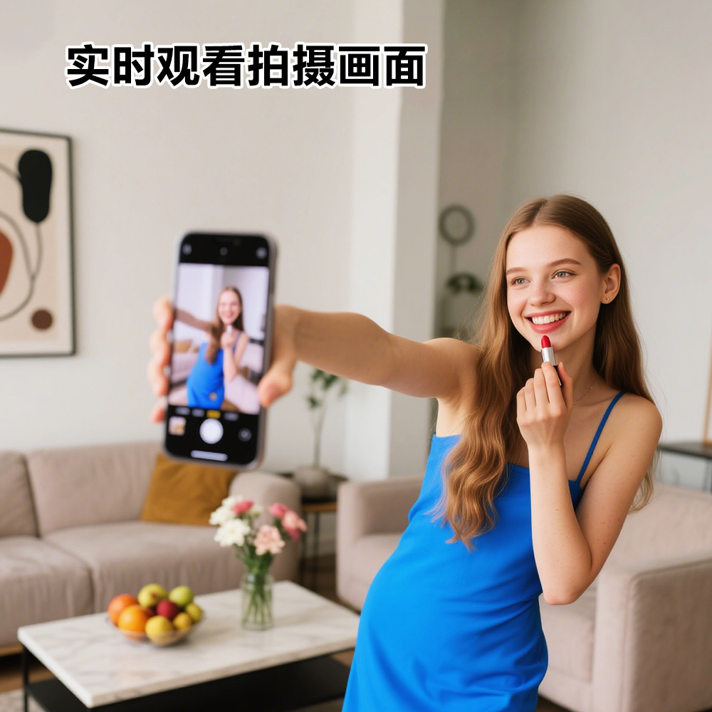 New Phone Selfie Screen Outdoor Bluetooth Magnetic Suction Screen Mirroring Live Streaming Rear Display Screen Mirroring Device